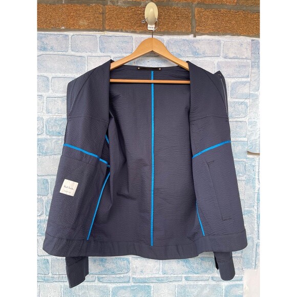 PAUL SMITH Cotton-blend seersucker jacket size medium - Picture 11 of 12